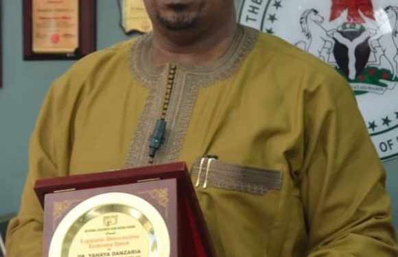National Assembly: Danzaria Bags Transforming Legislative Administration Award, Reflects on His Rise  