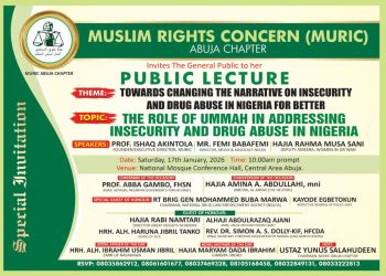 MURIC Abuja Convenes Top Security, Religious Leaders to Address Insecurity, Drug Abuse