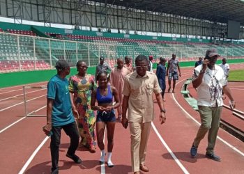 Shaibu Inspects Samuel Ogbemudia Stadium, Expresses Confidence in Edo’s Readiness for NDDC Games