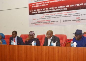Breaking: Akpabio Declares Public Hearing Open on Asset Management, Sheriffs Act Amendment Bills