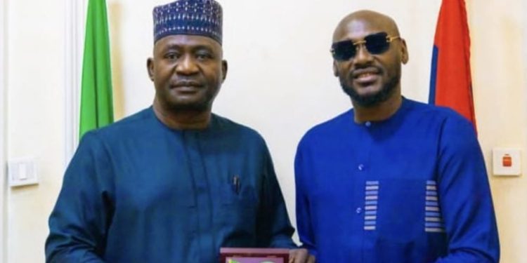 2Baba Meets Defence Minister to Promote Music as Tool Against Youth Violence