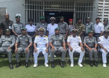 Nigerian Navy MCIO Commander Visits Nigeria Customs Service, Kirikiri Lighter Terminal Area Command
