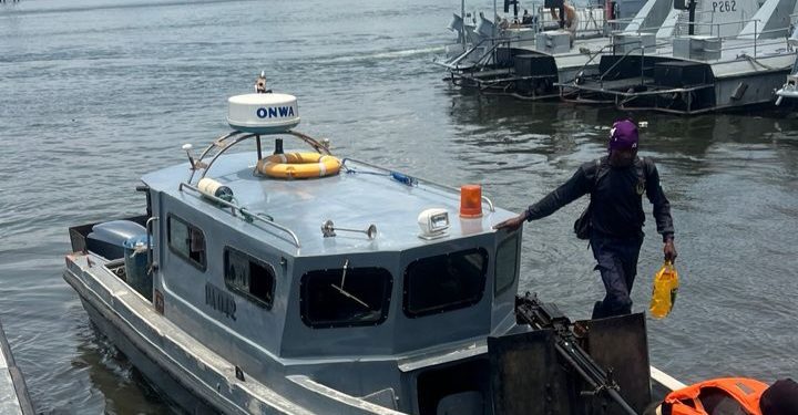 Nigerian Navy Intercepts Illegal Fuel, Arrests 8 in Rivers Operation