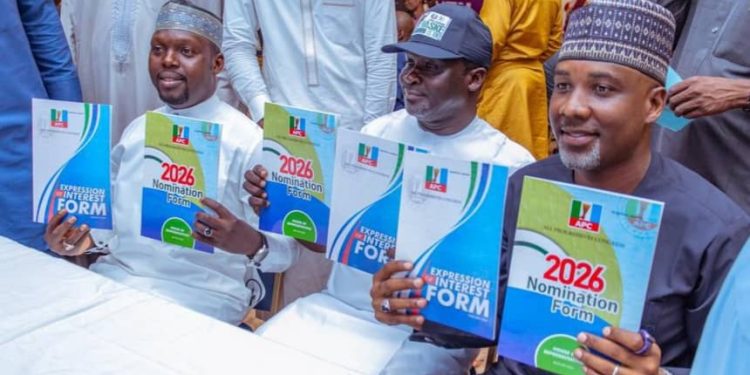 Adamawa APC Youth Tsumani: Three House of Reps Aspirants Pick Nomination Forms, Hail Youth Inclusion