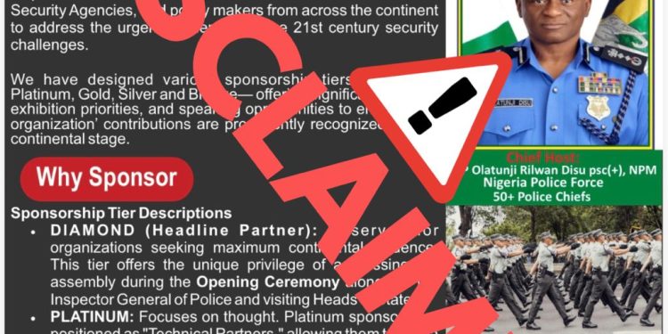 Nigeria Police Disowns Unauthorized “AFRIPOL 2026” Programme