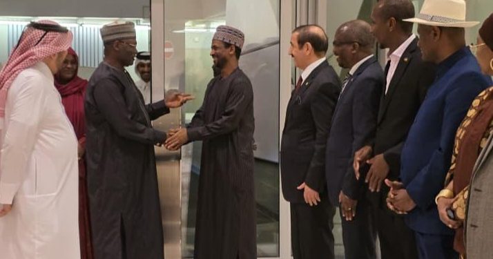 Yakubu Assumes Duty in Doha as Qatar, 13 African Ambassadors Welcome Him