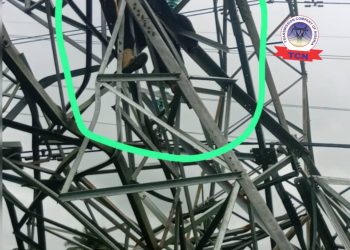 Collapsed Vandalised 330kV Transmission Tower Kills Vandal in Delta