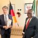 Amb. Enang, receives in Audience Ambassador-designate of Germany to Nigeria in Berlin