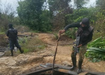 Nigerian Navy Uncovers 40,000 Litres of Suspected Crude Oil in Delta-Report Says